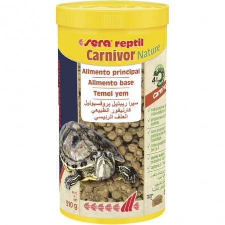 SERA TURTLE ADUL CARNIVORE DUO PELLET 250ML