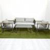 CONJUNTO VENECIA ANTRACITA 4 PIEZAS