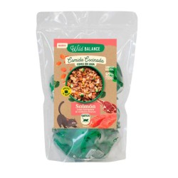 COMIDA COCINADA DE SALMÓN Y TERNERA PARA GATO