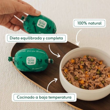 COMIDA COCINADA DE SALMÓN Y TERNERA PARA GATO