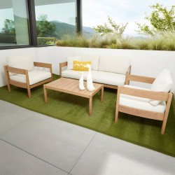 CONJUNTO PALMAR ALUMINIO SIMIL MADERA