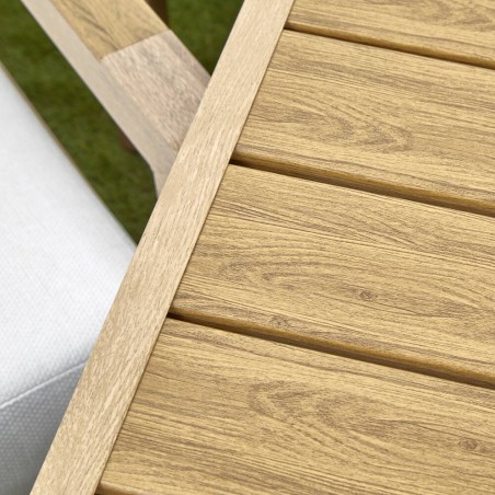 COMEDOR LANMI ALUMINIO SIMIL MADERA