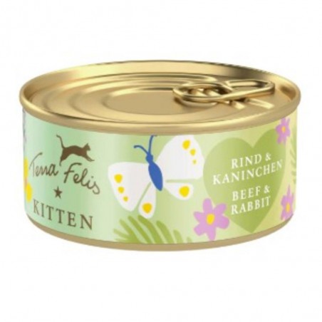 TERRA FELIS KITTEN BUEY/CONEJO GF 70G