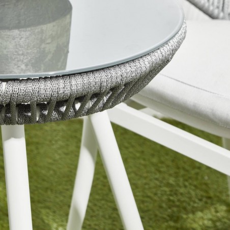 CONJUNTO EBONY ALUMINIO BLANCO