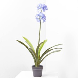 AGAPANTHUS LILA  ARTIFICIAL  EN MACETA H105.00CM
