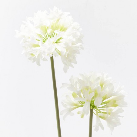 AGAPANTHUS BLANCO ARTIFICIAL EN MACETA H105.00CM