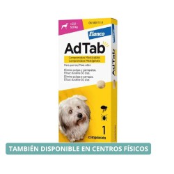 2,5-5,5KG ADTAB COMPRIMIDOS MASTICABLES PARA PERRO