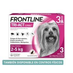 2-5KG FRONTLINE TRI-ACT PIPETA ANTIPARASITARIA PARA PERRO