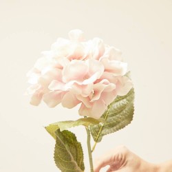 HORTENSIA ROSA ARTIFICIAL L12.00-W12.00-H25.00CM