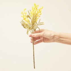 MIMOSA AMARILLA ARTIFICIAL H38.00CM