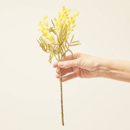 MIMOSA AMARILLA ARTIFICIAL H38.00CM