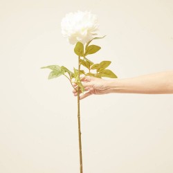 PEONÍA BLANCA ARTIFICIAL L34.00-W16.00-H72.00CM