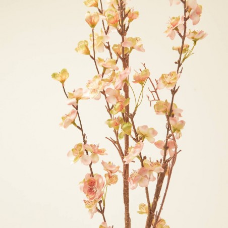 FLOR DE MELOCOTÓN ARTIFICIAL FUCSIA 125CM TALLO