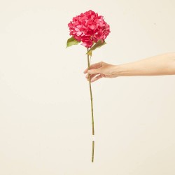 HORTENSIA ARTIFICIAL WINE CERISE H70CM