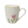 TAZA DE PORCELANA TULIPANES