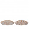 PLATO PORCELANA BLANCO / NARANJA 2 SURTIDOS