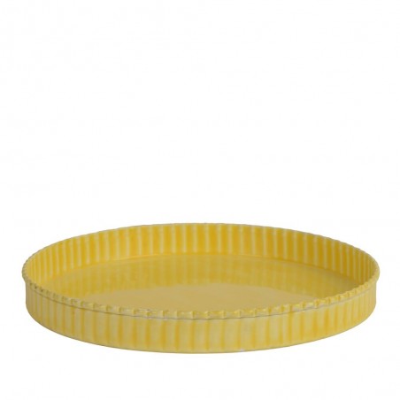 BANDEJA METÁLICA AMARILLO DIA60CM  H2CM