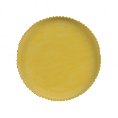 BANDEJA METÁLICA AMARILLO DIA60CM  H2CM