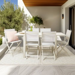 COMEDOR KATE CREMA 7 PIEZAS
