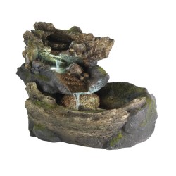 FUENTE ROCA CASCADA LED