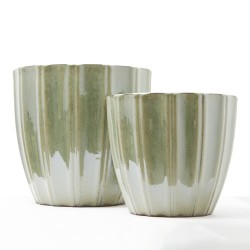 MACETA VASO ELEGANCIA VERDE