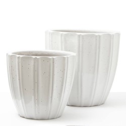 MACETA VASO ELEGANCIA BLANCO