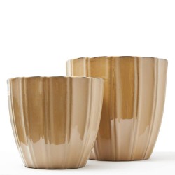 MACETA VASO ELEGANCIA AMBAR 