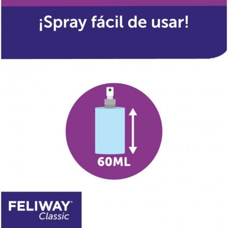 FELIWAY F3 SPRAY TRANQUILIZANTE PARA GATOS 60 ML