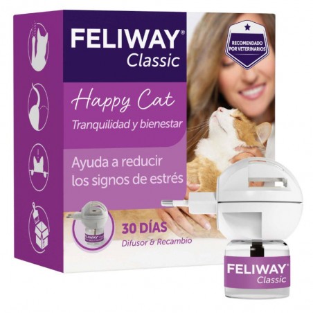 FELIWAY CLASIC DISFUSOR + RECAMBIO TRANQUILIZANTE PARA GATOS 48 ML