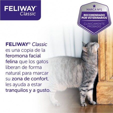 FELIWAY CLASIC DISFUSOR + RECAMBIO TRANQUILIZANTE PARA GATOS 48 ML