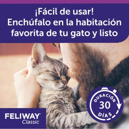 FELIWAY CLASIC DISFUSOR + RECAMBIO TRANQUILIZANTE PARA GATOS 48 ML