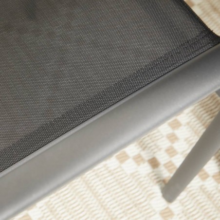 COMEDOR GENES ALUMINIO GRAFITO 7 PIEZAS