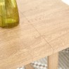 CONJUNTO TOSSA ALUMINIO SIMIL MADERA MESA ALTA