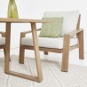 CONJUNTO TOSSA ALUMINIO SIMIL MADERA MESA ALTA