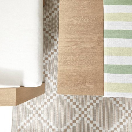 CONJUNTO TOSSA ALUMINIO SIMIL MADERA MESA ALTA