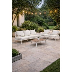CONJUNTO TARIFA BLANCO ALUMINIO 4 PIEZAS