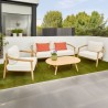 CONJUNTO BUCE ALUMINIO SIMIL MADERA