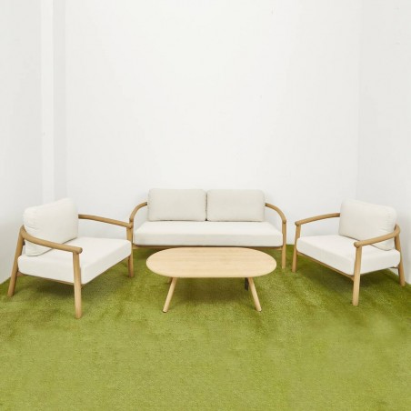 CONJUNTO BUCE ALUMINIO SIMIL MADERA