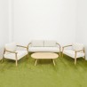 CONJUNTO BUCE ALUMINIO SIMIL MADERA