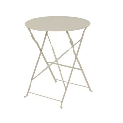 MESA JARDÍN BLANCA DIA60CM H71CM