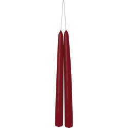 VELA CÓNICA CIRUELA ROJA