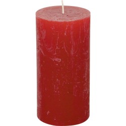 VELA DE TACO ROJO Ø 7 X 14 CM