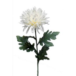 CRISANTEMO ARTIFICIAL BLANCO 70CM TALLO
