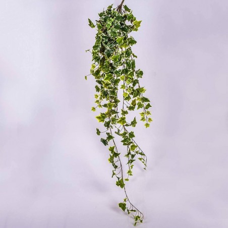 MATA COLGANTE ARTIFICIAL HIEDRA BLANCA/VERDE 120CM