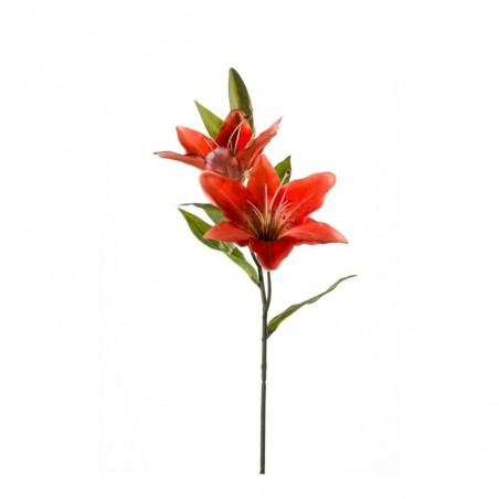 LILIUM NARANJA ARTIFICIAL TALLO 65CM