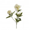 TALLO ARTIFICIAL PEONIA CREMA 3 FLORES 70CM