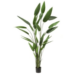 HELICONIA ARTIFICIAL 220CM EN MACETA