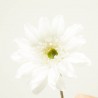 GERBERA BLANCA ARTIFICIAL 63 CM TALLO