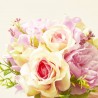 ROSE HYDRANGEA BUNDLE PURPLE 28CM