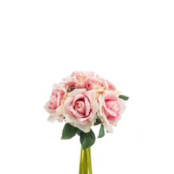 ROSE BUNDLE X9 LT PINK 28CM